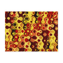 Colorful Retro Abstract Post Card