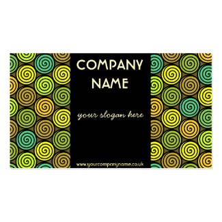 Colorful Retro Business Card
