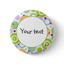 Colorful retro design buttons