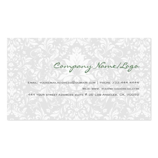 Colorful Retro Floral Elephant Business Card Templates (back side)