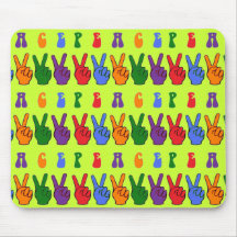 Colorful Peace Hands