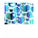 Colorful Retro Hearts,Stars,Flowers Design Hoodie t-shirts