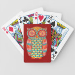 bicycle owl playing cards