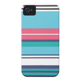 Colorful retro pop pattern iphone 4 cases