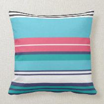 Colorful retro pop pattern pillows