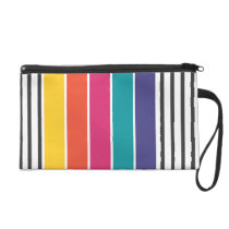 Colorful retro pop pattern bagettes bags