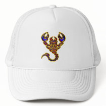 COLORFUL RETRO SCORPION TRUCKER HATS