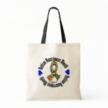 Colorful Ribbon - Autism Awareness Month Canvas Bag