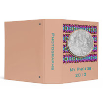 colorful ribbons photoframe binders