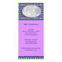 colorful ribbons rack cards