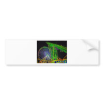 Colorful Rides Bumper Sticker