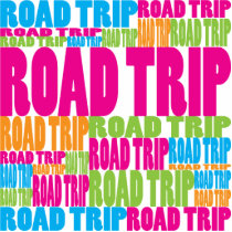 Colorful Road Trip photo sculptures