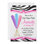 Colorful Rock Candy Birthday Party Invitation