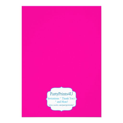 Colorful Rock Candy Birthday Party Invitation