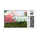 Colorful Roofs of Saint Martin III postage