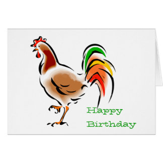 Colorful Rooster Birthday Gifts On Zazzle