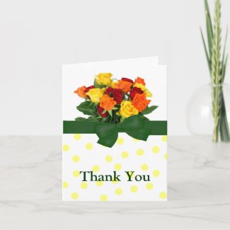 Colorful Rose Greeting Card zazzle_card