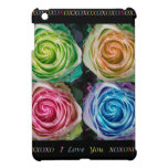 Colorful Rose Spirals With Love iPad Mini Cases