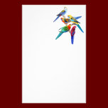 Colorful Rosella Parrots Stationery stationery