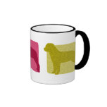 Colorful Rottweiler Silhouettes Mug
