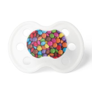 Colorful Round Chocolate Candy Sweets Pacifiers