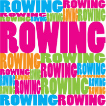 Colorful Rowing Cut Out