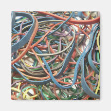Colorful Rubber Bands Magnet