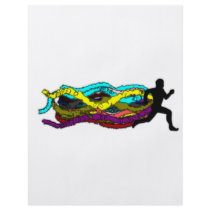 Colorful Running flyers by BurchellDesign Colorful Running flyers