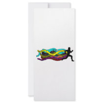 Colorful Running rack cards