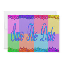 colorful save the date invitations by DonnasGreetingCards colorful save the date invitations