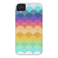 Colorful Scalloped IPhone 4 Case