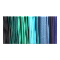 colorful scarves picture card