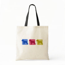 Colorful Schnauzer Silhouettes bags