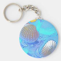 Colorful Sea Glass Keychains