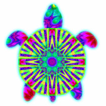 Colorful Sea Turtle 2-Sided Kids' Shirts