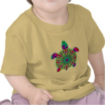 Colorful Sea Turtle Infant T-Shirts