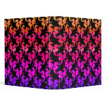 Colorful Seahorses Binder