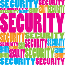 Colorful Security Acrylic Cut Outs
