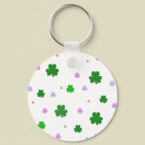 Colorful Shamrock Keychain by mrssocolov Colorful Shamrock Keychain
