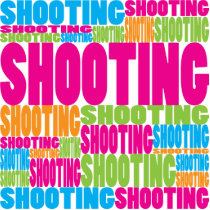 Colorful Shooting photo sculptures