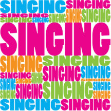 Colorful Singing Acrylic Cut Out