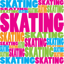 Colorful Skating Photo Sculptures