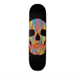 Colorful Skull Skateboard
