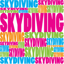 Colorful Skydiving photo sculptures by busybees Colorful Skydiving photo sculptures