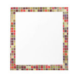 Colorful Small  Tiling Background Memo Pads