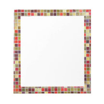 Colorful Small  Tiling Background Memo Pads