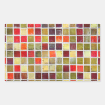 Colorful Small  Tiling Background Rectangle Sticker