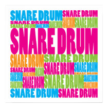 Colorful Snare Drum posters by busybees Colorful Snare Drum posters