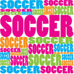 Colorful Soccer Photo Cutouts