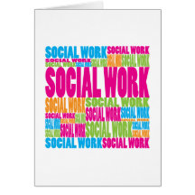 Colorful Social Work Cards